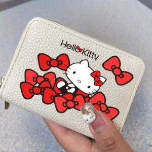Hello Kitty White and Red Wallet